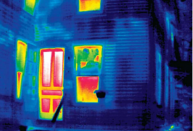 Обследование зданий с использованием тепловизора